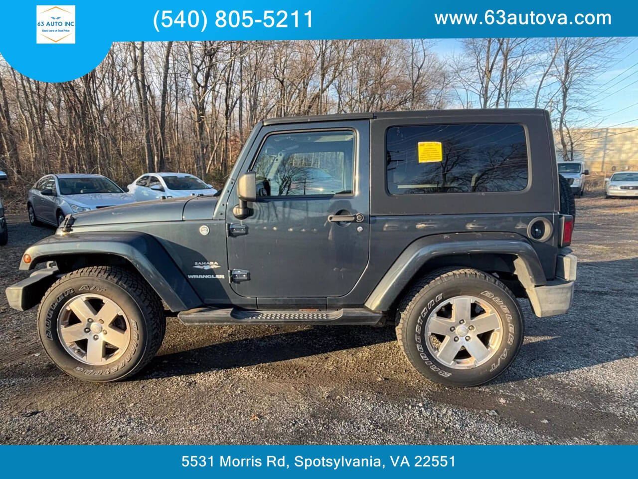 2008 Jeep Wrangler for sale at 63 Auto Inc in Spotsylvania, VA