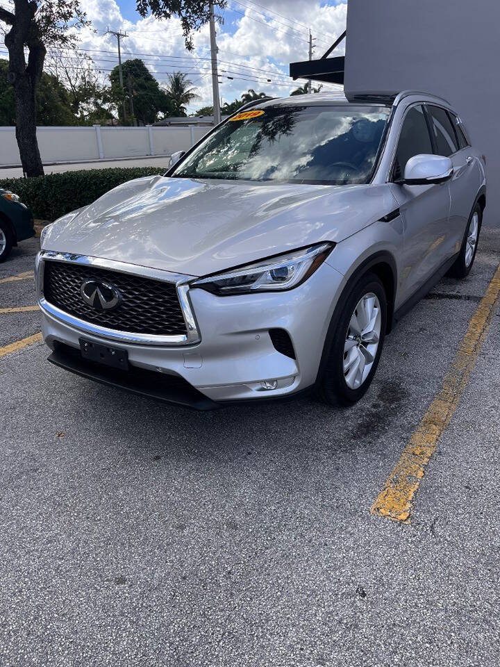 2019 INFINITI QX50 for sale at M & J UNITED AUTO SALES in LAUDERDALE LAKES, FL