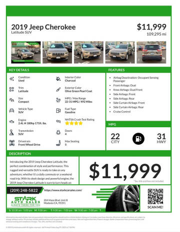 2019 Jeep Cherokee Latitude