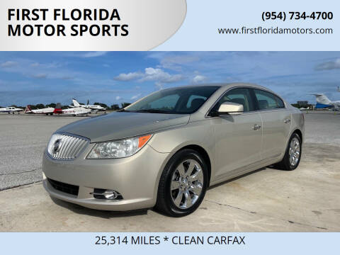 2012 Buick LaCrosse for sale at FIRST FLORIDA MOTOR SPORTS in Pompano Beach FL