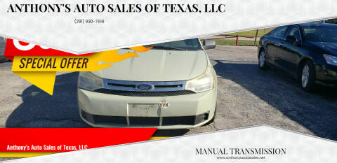 2010 Ford Focus for sale at Anthony's Auto Sales of Texas, LLC in La Porte TX