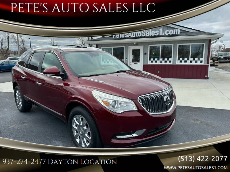2015 Buick Enclave for sale at PETE'S AUTO SALES LLC - Dayton in Dayton OH