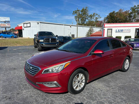 2015 Hyundai Sonata for sale at L&M Auto Sales in Simpsonville SC