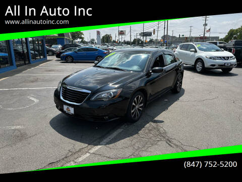 2013 Chrysler 200 for sale at All In Auto Inc in Palatine IL