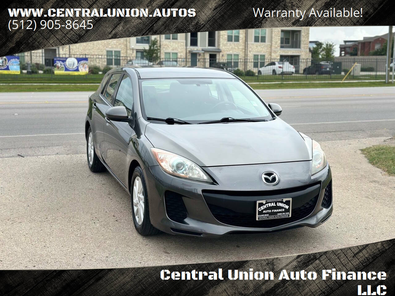 2012 Mazda Mazda3 for sale at Central Union Auto Finance LLC in Austin, TX