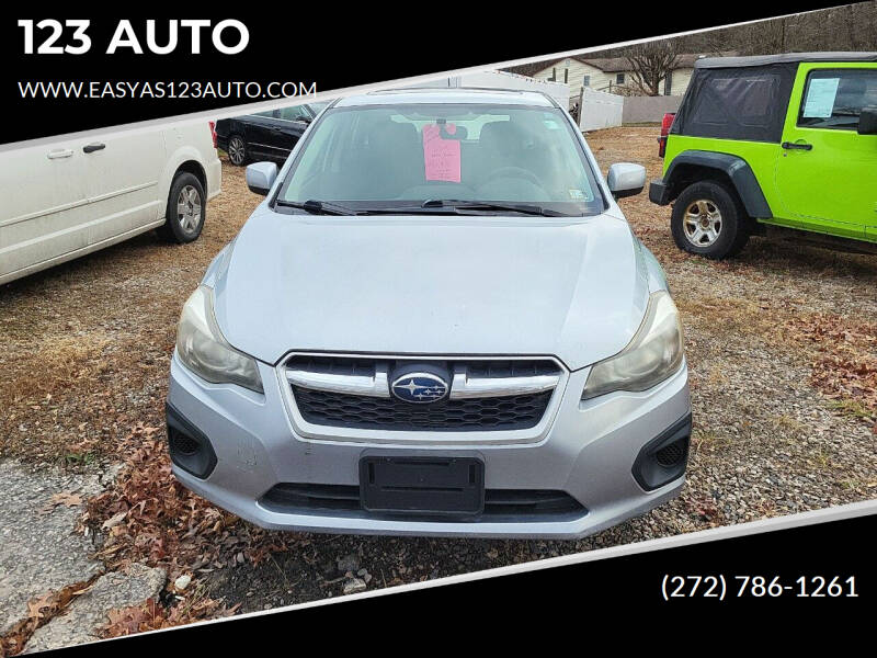 2013 Subaru Impreza for sale at 123 AUTO in Kulpmont PA