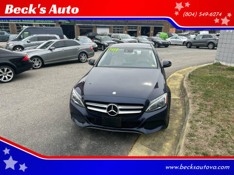 2016 Mercedes-Benz C-Class for sale at Beck's Auto in Chesterfield VA
