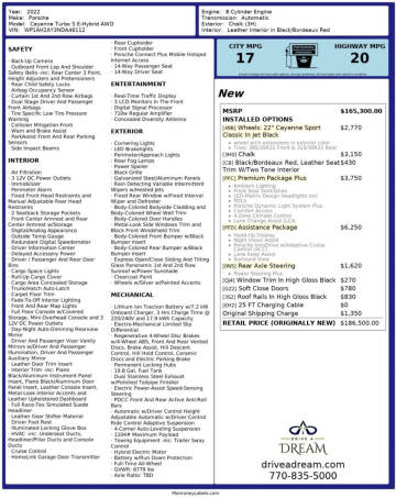 2022 Porsche Cayenne Turbo S E-Hybrid