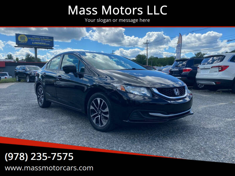 2014 Honda Civic for sale at Mass Motors LLC in Worcester MA