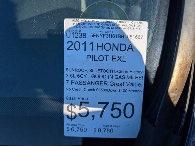 2011 Honda Pilot EX-L w/DVD