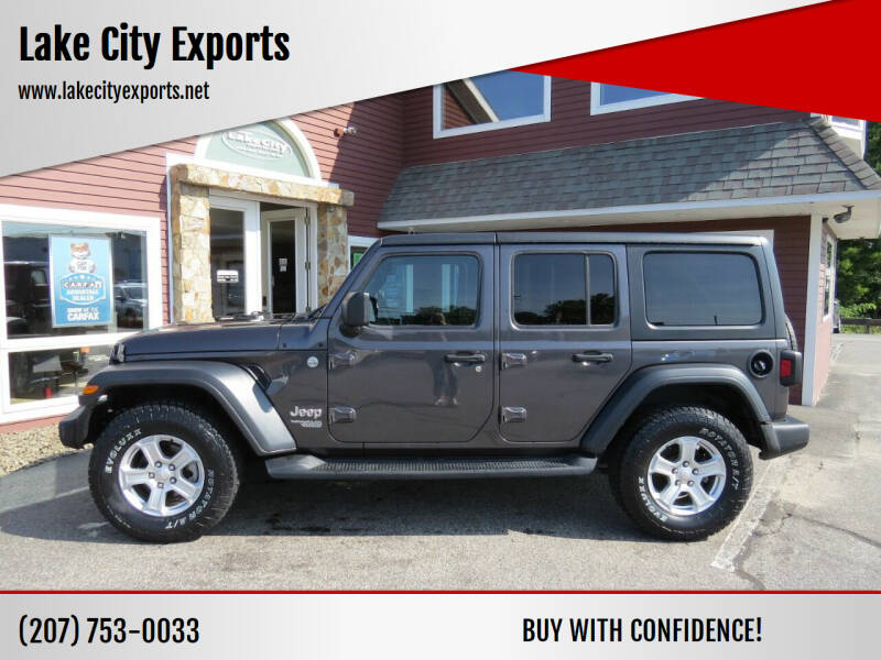 2018 Jeep Wrangler Unlimited for sale at Lake City Exports in Auburn ME