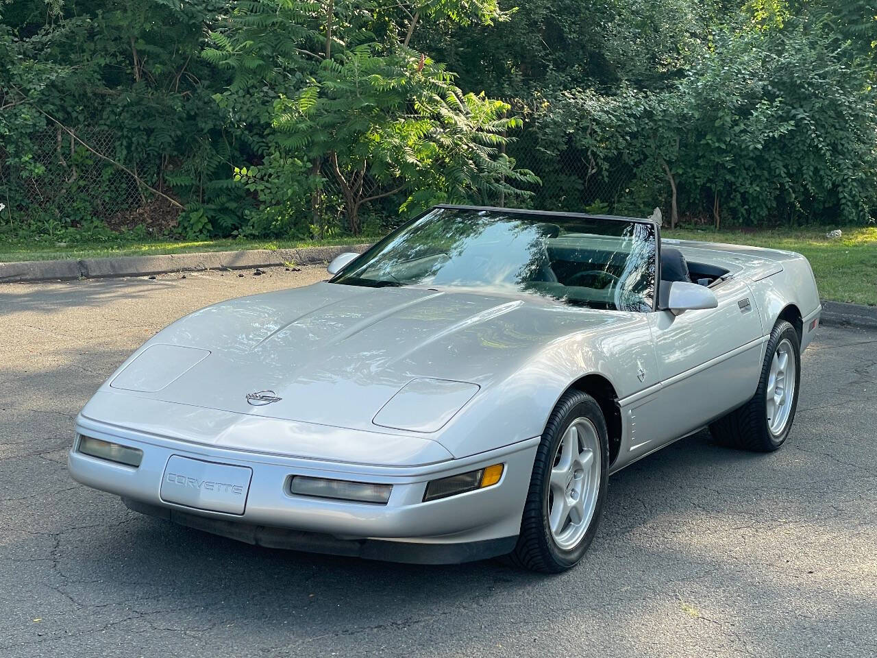 Silver 1996 Chevrolet Corvette Base Convertible 2dr Convertible 1