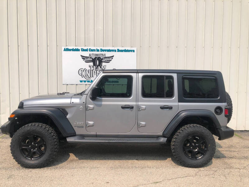 Used 2018 Jeep All-New Wrangler Unlimited Sport S with VIN 1C4HJXDGXJW136716 for sale in Beardstown, IL