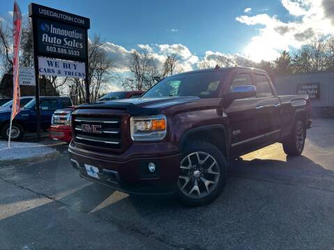 2014 GMC Sierra 1500 for sale at Innovative Auto Sales in Hooksett NH