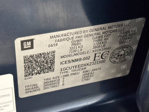 2019 Chevrolet Silverado 1500