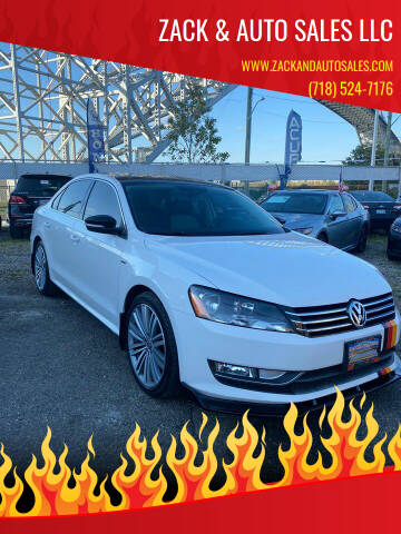 2015 Volkswagen Passat for sale at Zack & Auto Sales LLC in Staten Island NY