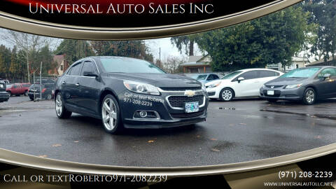 2015 Chevrolet Malibu for sale at Universal Auto Sales in Salem OR