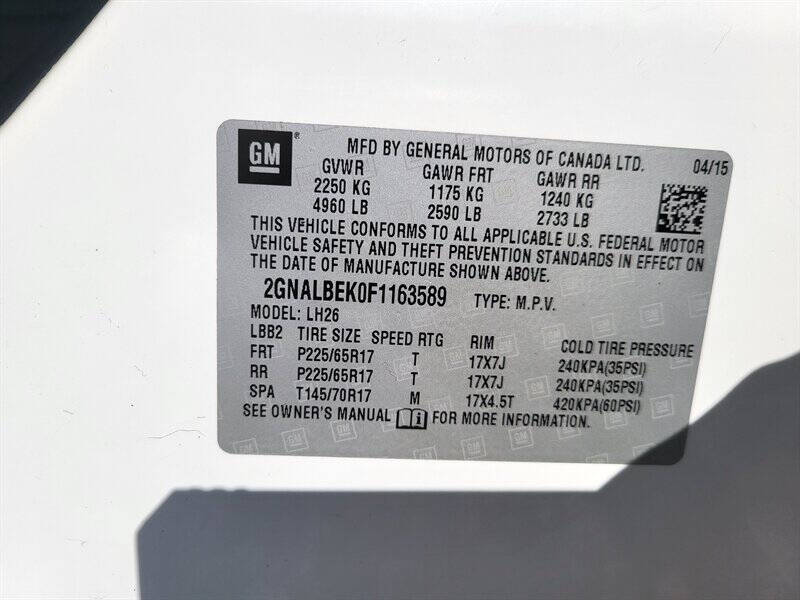 2015 Chevrolet Equinox LT