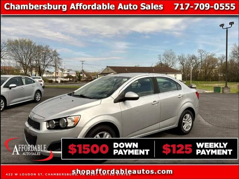 2014 Chevrolet Sonic for sale at Chambersburg Affordable Auto in Chambersburg, PA