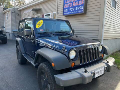 2013 Jeep Wrangler for sale at Lonsdale Auto Sales in Lincoln RI