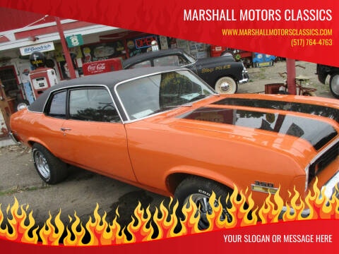 1974 Chevrolet Nova for sale at Marshall Motors Classics in Jackson MI