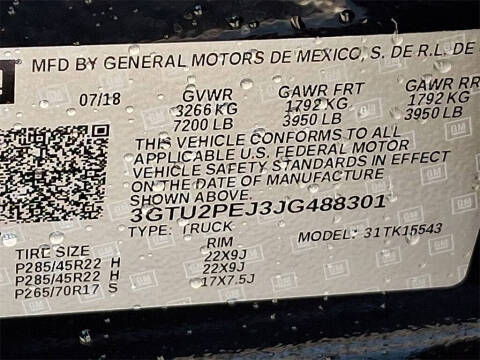 2018 GMC Sierra 1500