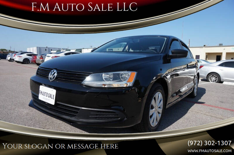 2014 Volkswagen Jetta for sale at F.M Auto Sale LLC in Dallas TX