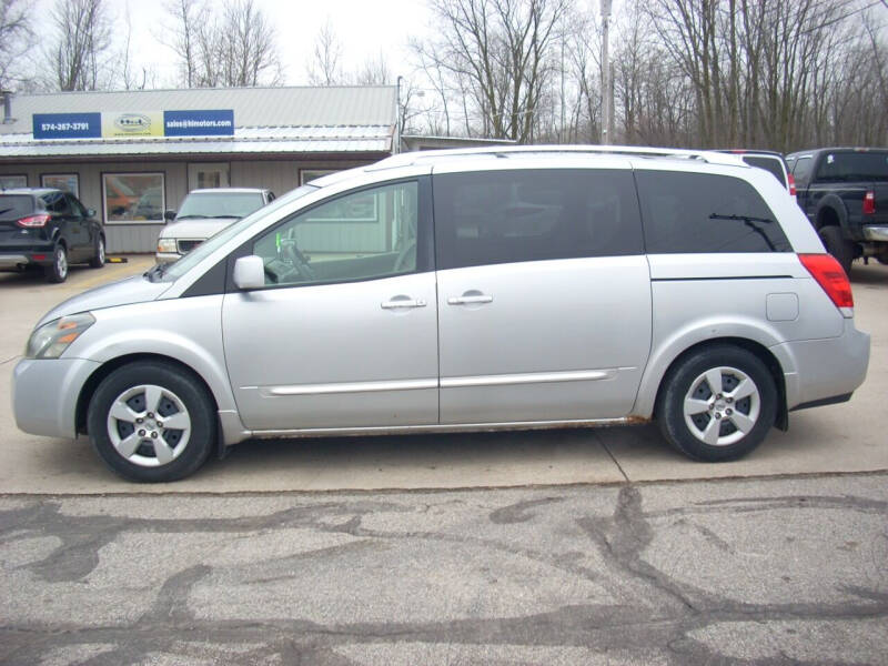 Used 2007 Nissan Quest S with VIN 5N1BV28U57N113481 for sale in Warsaw, IN