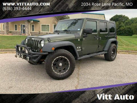 2009 Jeep Wrangler Unlimited for sale at Vitt Auto in Pacific MO