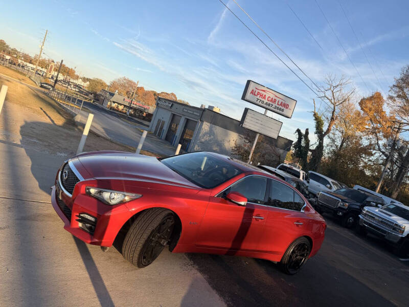 2017 Infiniti Q50 Red Sport 400