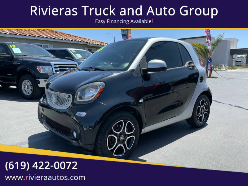 2016 Smart fortwo for sale at Rivieras Truck and Auto Group in Chula Vista CA