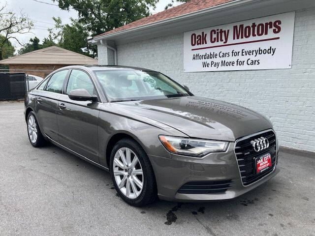 2013 Audi A6 for sale at Oak City Motors in Garner NC