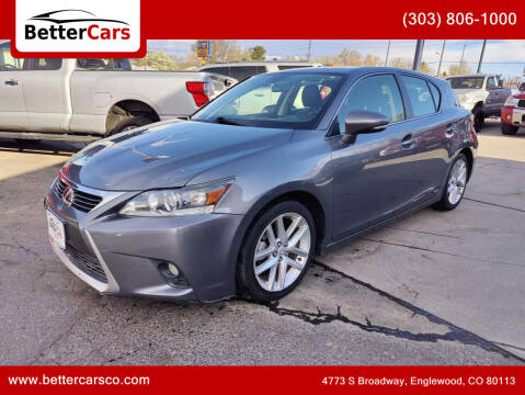 2015 Lexus CT 200h for sale at Better Cars in Englewood CO