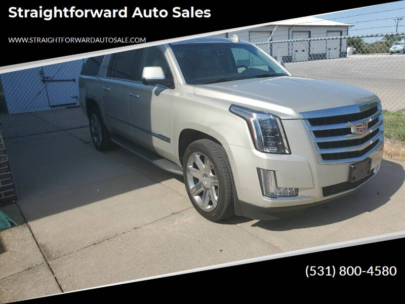 2015 Cadillac Escalade ESV for sale at Straightforward Auto Sales in Omaha NE