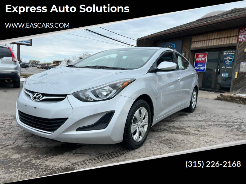 2016 Hyundai Elantra for sale at Express Auto Solutions in Rochester NY