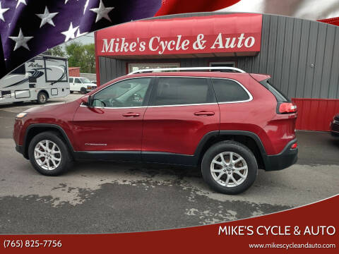 2014 Jeep Cherokee for sale at MIKE'S CYCLE & AUTO in Connersville IN
