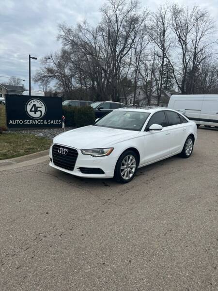 2014 Audi A6 for sale at Station 45 AUTO REPAIR AND AUTO SALES in Allendale MI