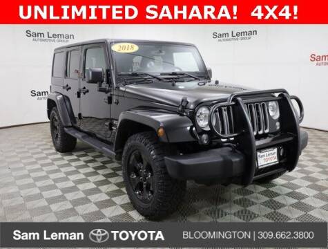 2018 Jeep Wrangler JK Unlimited for sale at Sam Leman Toyota Bloomington in Bloomington IL
