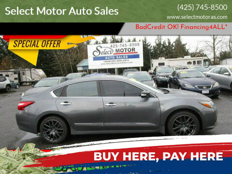 2016 Nissan Altima for sale at Select Motor Auto Sales in Lynnwood WA