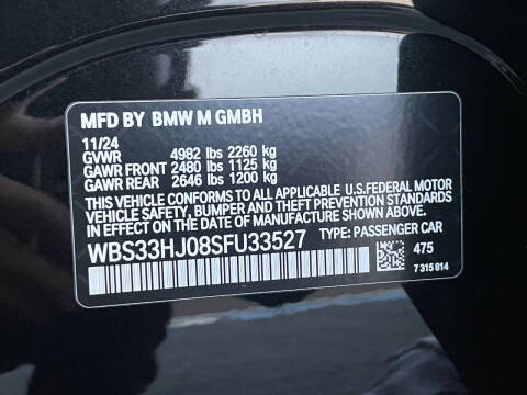 2025 BMW M3 Competition xDrive