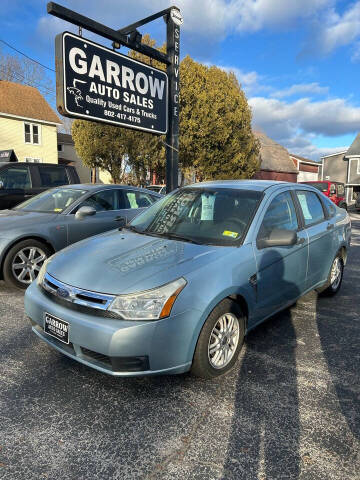 2008 Ford Focus for sale at GARROW AUTO SALES in Pittsford VT