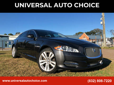 2011 Jaguar XJL for sale at UNIVERSAL AUTO CHOICE in Houston TX