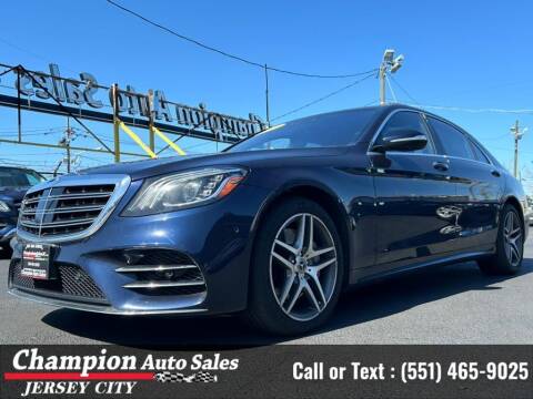 2019 Mercedes-Benz S-Class for sale at CHAMPION AUTO SALES OF JERSEY CITY in Jersey City NJ