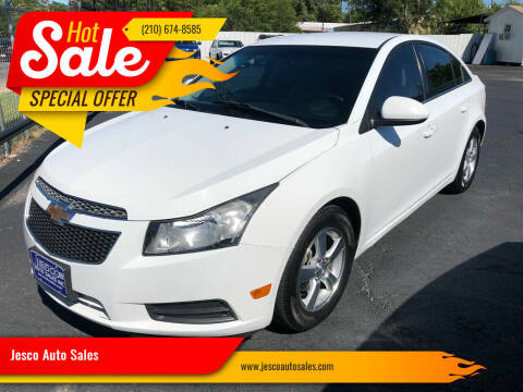 2012 Chevrolet Cruze for sale at Jesco Auto Sales in San Antonio TX