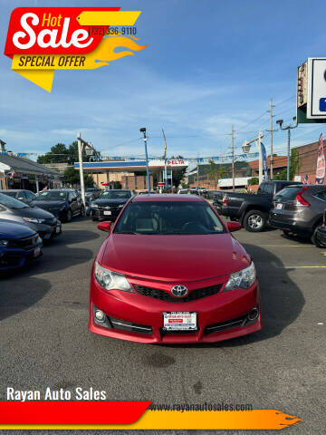 2013 Toyota Camry for sale at Rayan Auto Sales in Plainfield NJ