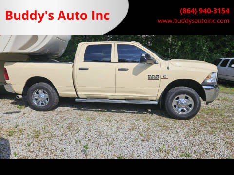 2015 RAM 2500 for sale at Buddy's Auto Inc 1 in Pendleton SC