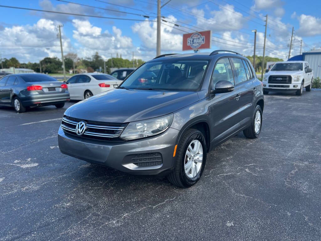 Gray 2015 Volkswagen Tiguan S S 4dr SUV 1