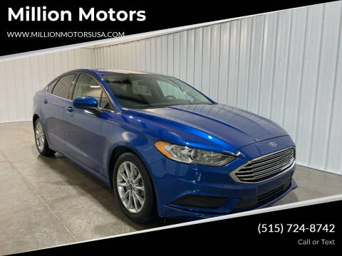 2017 Ford Fusion for sale at Million Motors in Adel IA