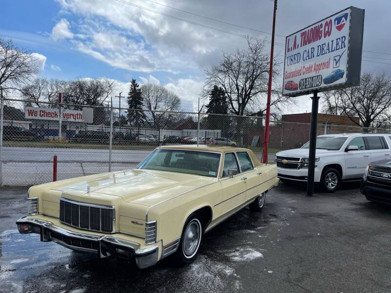 1976 Lincoln Continental for sale at L.A. Trading Co. Detroit in Detroit MI