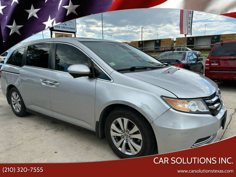 2014 Honda Odyssey for sale at Car Solutions Inc. in San Antonio TX